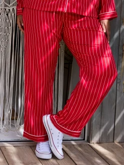 Livera STRIPES Lange broek - Grey Stripes