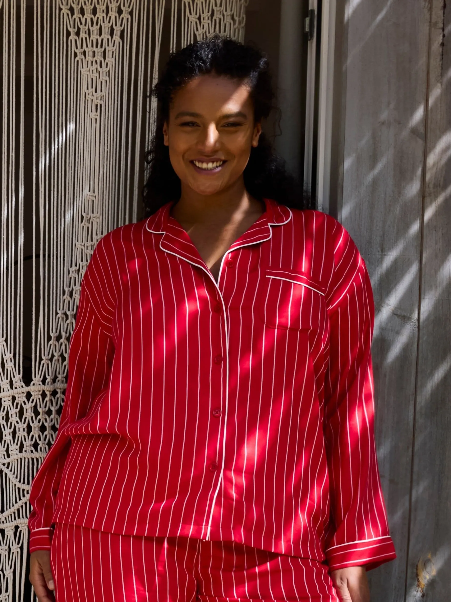 Livera STRIPES Top lange mouw - Grey Stripes