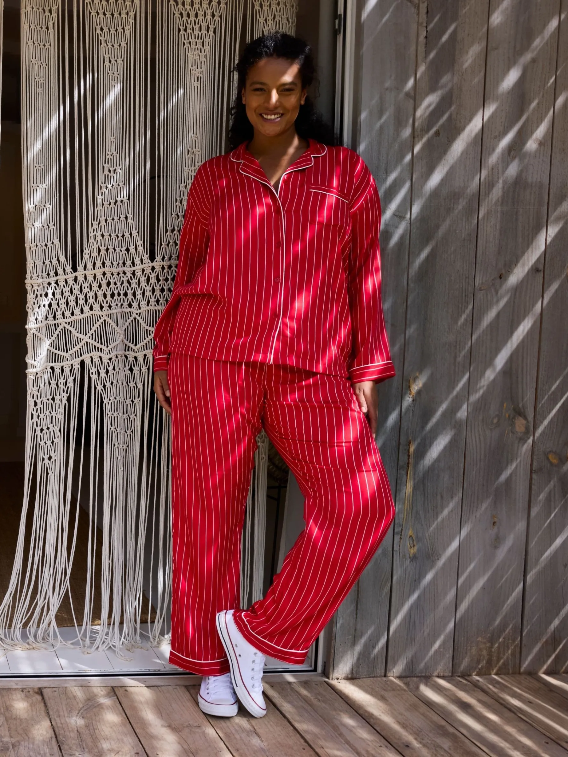 Livera STRIPES Top lange mouw - Grey Stripes