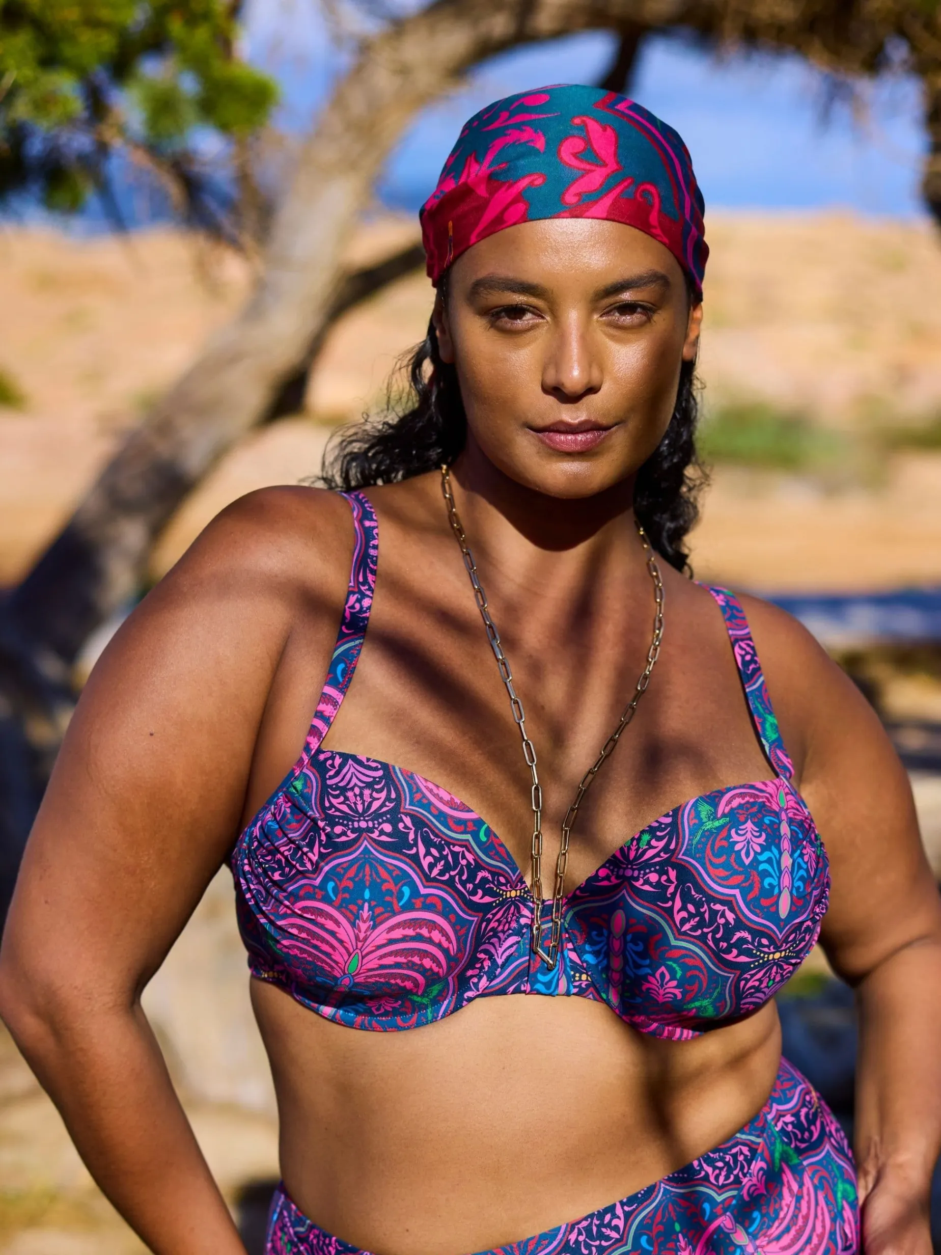 Livera TOULON Donna bikinitop - Pink Palm