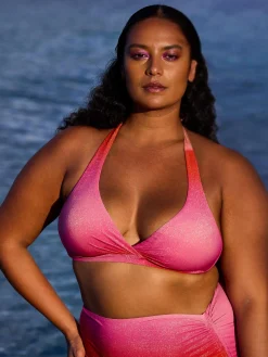 Livera VALENCIA Bobbie Bikinitop - Red pink gradient