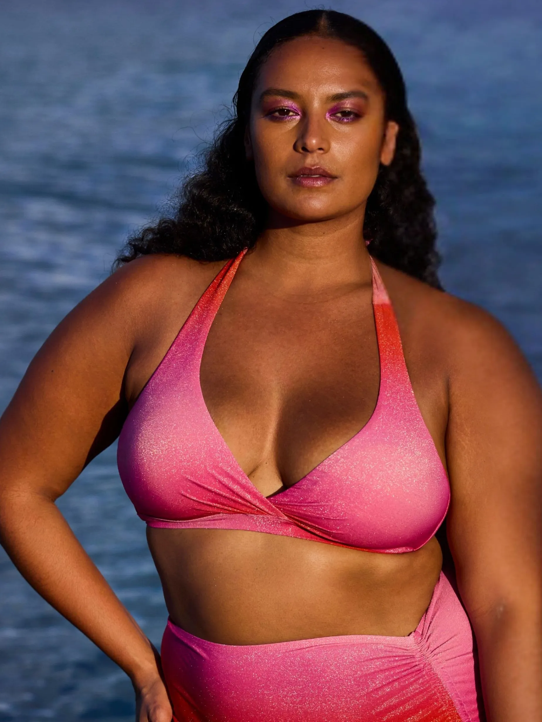 Livera VALENCIA Bobbie Bikinitop - Red pink gradient