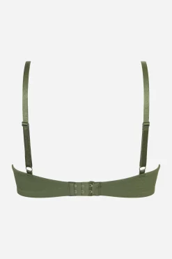 Livera Zigzag Bibi Voorgevormde BH zonder beugel - Bronze green